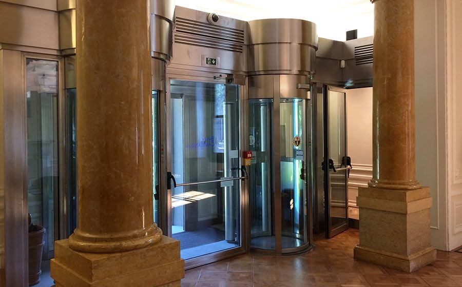 Revolving Security Doors