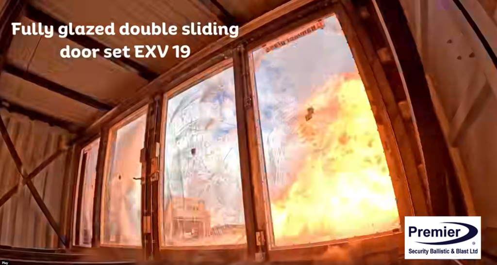 Blast Trials - Blast Resistant Fully Glazed Doors